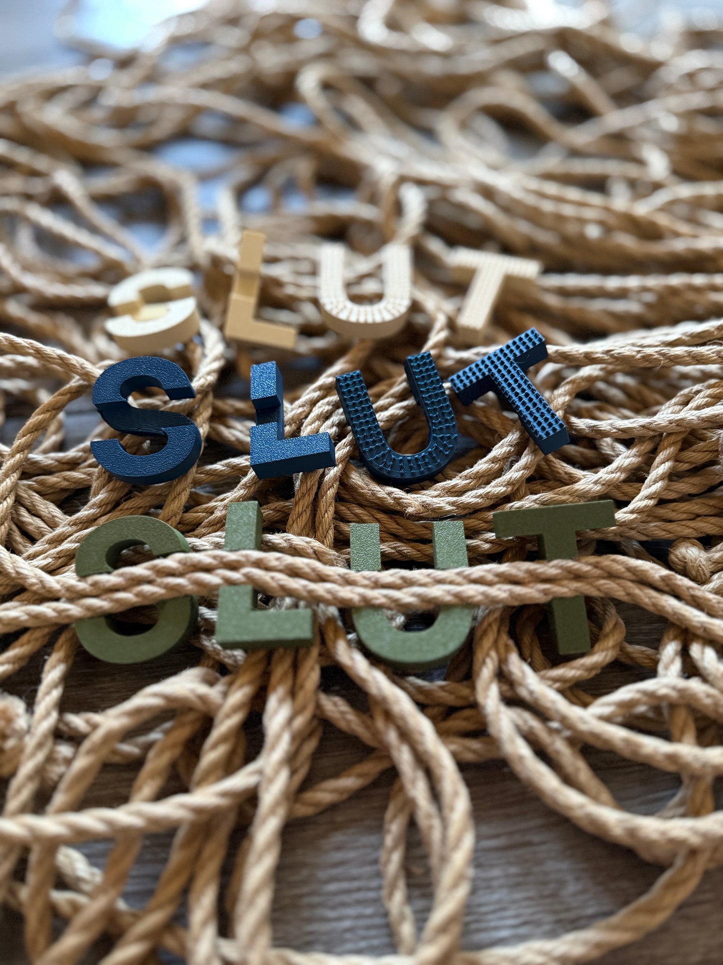 The Thorned Script - Spiked Shibari Letters